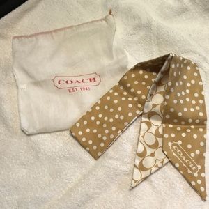 Coach Neck or Skinny Headband Scarf